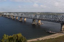 мост через р. волгу (г. зеленодольск)